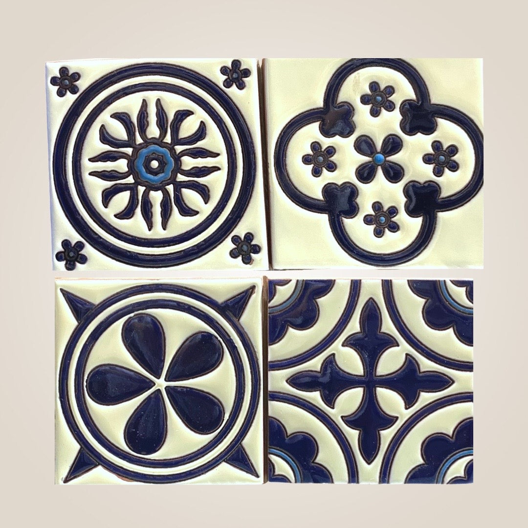 Relief Tiles 10*10 cm mixed design